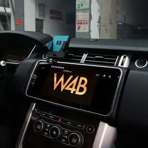 Обновленный оригинальный автомобильный мультимедийный плеер UPSZTEC, откидной экран 12,3 дюйма, Android, для Land Rover Range Rover Vogue, панель переменного тока