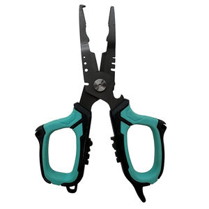 Tijeras para Anillas de Pesca de 6 Pulgadas, Multifuncionales, con Mango de PP+TPR, Cuchillas Microdentadas de Acero Inoxidable, Duraderas y Ecológicas - Product Image 1