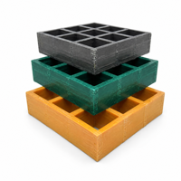 Plateforme d'observation de colonies de pingouins en PRV, panneau de grille en fibre de verre PRV de 25 mm, sans rouille, découpé sur mesure