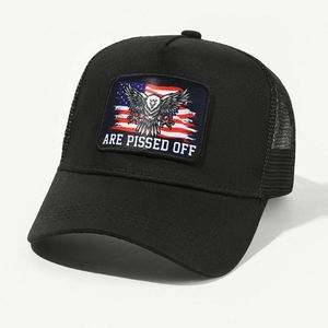 Gorra Trucker Snapback de Moda de Invierno para Hombre, Personalizada al por Mayor, con Logotipo Bordado, de 6 Paneles, de Algodón Liso, con Visera Plana, de Alta Calidad y Bajo MOQ - Product Image 4