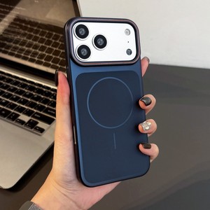 เคสโทรศัพท์แม่เหล็กเคลือบสีน้ำมันโลหะบางเฉียบ  วัสดุ PC แข็งแบบด้าน ป้องกันรอยนิ้วมือ สำหรับ iPhone 17Air 16 pro max 15plus 14 - Product Image 6
