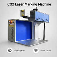 Nouvelle machine de marquage laser CO2 JPT Mopa 35W/60W/100W pour le bois, l'acrylique et les gobelets, prend en charge les formats DXF/PLT/AI