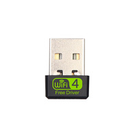 Adaptador Inalámbrico Compacto para Escritorio, Actualización 802.11n, Receptor WiFi de 150Mbps, Tarjeta de Red Inalámbrica USB 2.0 para PC de Oficina