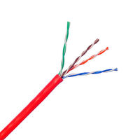 305m Cuivre Internet Réseau Cat5e Blindé 4 2 Paires Ftp Utp Intérieur cat 5 Cat6 Lan Câble Fil Moins Cher Usine Pvc