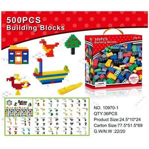 Unisex 500-teilige Kunststoff-Bausteine Lernmodell Spielzeug für Alter 5-7 Box verpackt - Product Image 3