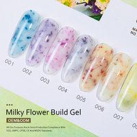 Gel de construction laiteux pour extension d'ongles, gel coloré pour nail art, marque privée