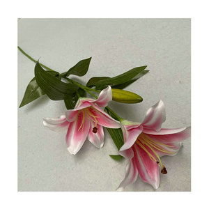 ดอกลิลลี่ประดิษฐ์ ยี่ห้อ Yiyi ขนาด 30 ซม.-100 ซม. สำหรับตกแต่งงานแต่งงาน ตกแต่งบ้าน งานศิลปะดอกไม้ ดอกไม้ปลอม - Product Image 5