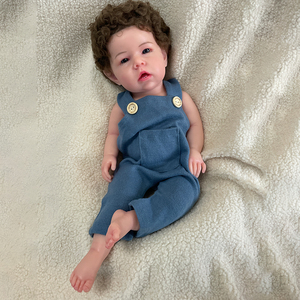 Thực tế 50cm 20 "co giãn mềm Silicone tái sinh bé búp bê trống không sơn hoặc sơn sống động như thật trẻ sơ sinh cậu bé nghệ sĩ sưu tầm - Product Image 1