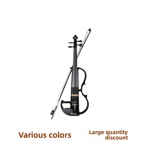 <span class=keywords><strong>Violon</strong></span> électronique blanc et noir pour <span class=keywords><strong>d</strong></span>ébutant, instrument de musique électroacoustique - Product Image 5