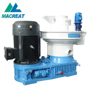 MACREAT wood fuel pellet making machine LD560A Wood Pellet Mill Rice Husk animal feeding pellet mills