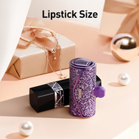 Lápiz labial Tamaño Power Bank 5000mAh 22,5 W PD Carga rápida Cargador portátil ultracompacto con diseño brillante para viajes