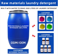 Détergent à lessive commercial de haute qualité, personnalisable, détergent à vêtements concentré en usine, vente en gros à bas prix.