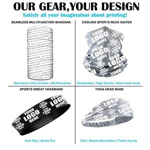 Sciarpa Infinity con stampa personalizzata senza cuciture <span class=keywords><strong>multiuso</strong></span> in poliestere all'ingrosso <span class=keywords><strong>Bandana</strong></span> a tubo con bandiera americana - Product Image 2