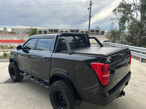 Tapa de cubierta Tonneau a medida para camioneta <span class=keywords><strong>SsangYong</strong></span> Musso, cubierta de persiana enrollable de aluminio, cubierta de cama impermeable - Product Image 4