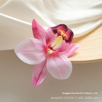 Bunga Sutra Chidorigran Xiaohongshu yang Populer, Bunga Phalaenopsis Artifisial Bergaya Modern, Elemen Dekoratif Semi-manual