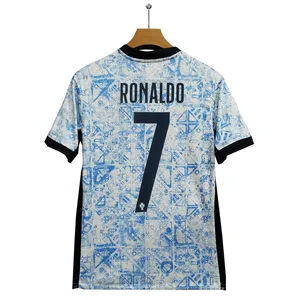 Wholesale Top 2024-2025 Thai Quality New Portugal Men's Soccer Jerseys Original Ronaldo # 7 Football Shirt T-shirt Children
