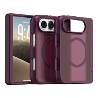 Coque de téléphone magnétique pliable antichoc pour iPhone 18 Pro Duo, coque de téléphone anti-chute mate pour iPhone 18 Pro Max
