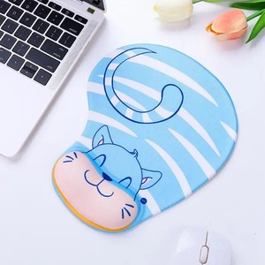 Tapis de souris Kawaii Anime avec support de poignet, <span class=keywords><strong>repose</strong></span>-main antidérapant en silicone, dessin animé 3D, mignon, pour <span class=keywords><strong>PC</strong></span>, ordinateur portable, jeu vidéo - Product Image 5