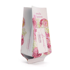 Emballage de sécurité écologique imprimé en gravure personnalisée, lingettes humides pour bébé, serviettes hygiéniques, tampons, sac à soufflet latéral avec fermeture arrière - Product Image 1