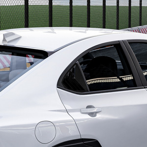 ซูบารุ Wrx Sti Vb 2022 ตัวล็อคหน้าต่างทรงสามเหลี่ยม สติ๊กเกอร์ติดรถยนต์ ลายคาร์บอนไฟเบอร์ กาวติดภายนอก ตกแต่งภายนอก - Product Image 3