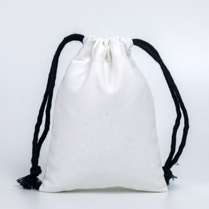 Sacs en coton à cordon de serrage, sacs en mousseline réutilisables pour fêtes, mariages, rangement et articles ménagers - Product Image 2