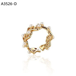 แหวนแฟชั่นประดับ PERLAS A3526 สำหรับผู้หญิง เครื่องประดับคุณภาพสูง - Product Image 2