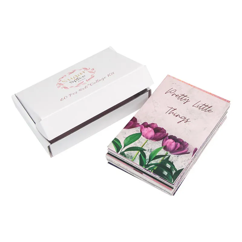 20 buah/kotak kartu pos kustom desain kartu ulang tahun dengan amplop Set kotak kartu pos kustom