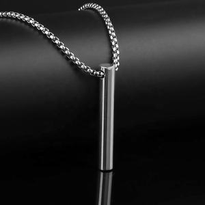 สร้อยคอแฟชั่นสไตล์ทันสมัย สแตนเลสสตีล สำหรับผู้ชาย พร้อมจี้  สำหรับผู้หญิง ราคาขายส่ง เครื่องประดับผู้ชาย - Product Image 2