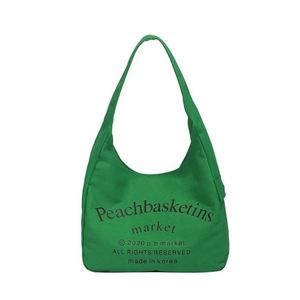 High Quality Custom Logo <b>Printed</b> Stripe Canvas Shopping Tote Bag Hot Sale Recyclable High-Capacity Colorful Bags - Product Image 3