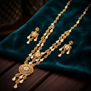 Wholesale Brass 14K 18K 24K Gold Plated Orthodox Women's Wedding Long Necklaces - Product Image 1