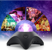 Projecteur de galaxie astronaute intelligent veilleuse nébuleuse aurora plafonnier LED avec minuterie de musique à dents bleues pour la décoration de la chambre des enfants