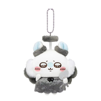 6 nouveaux modèles de porte-clés en peluche brodée Chiikawa Halloween Rickshaw Ver de 12 cm, mignons, pour la décoration de sacs à dos