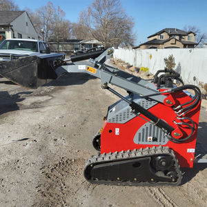 미니 skidteer 로더 500kg 800kg 1 톤 작은 로더 딩고 전기 스키드 스티어 트랙 로더 판매 - Product Image 6