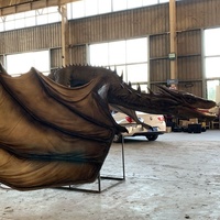 Animatronics Dinosaur Playground Artificial Realist Dinosaur Animatronics Decorations Simulation Flying Dragon Model