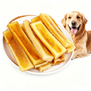 Friandises pour chiens en gros OEM, en vrac, naturelles, sans céréales, longue durée, pour l'hygiène dentaire, en peau de bœuf, aliments pour animaux de compagnie, friandises pour chiens - Product Image 1