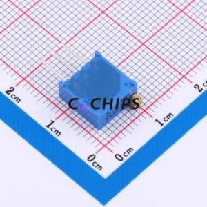 ตัวต้านทานปรับ3296W-1-203LF ได้/ตัวต้านทานโพเทนชิโอมิเตอร์ SIP-3P ตัวต้านทาน9.5x4.8มม. 20Kohm 10% 500mW 100ppm/ ℃ - Product Image 2