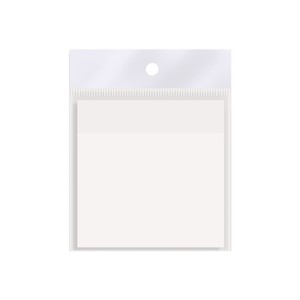 Blocs-notes transparents givrés autocollants 7,6x7,6 cm, 50 feuilles, pour bureau et étudiants - Product Image 5