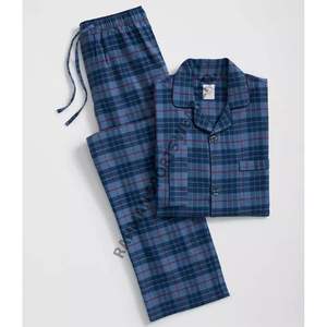 Conjunto de ropa de dormir de satén de seda para hombre, pijamas lujosos de manga larga para noches cómodas y elegantes - Product Image 4