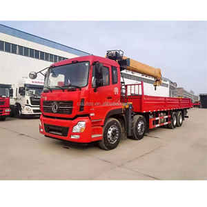 Dongfeng 8 X4 <span class=keywords><strong>20</strong></span> טון משאית מנוף הידראולי עבור מנוף כבד רכוב עם מפעל שליטה מרחוק - Product Image 5