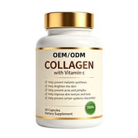 Capsules de collagène marin en marque privée OEM/ODM pour favoriser la santé de la peau, des cheveux et des ongles