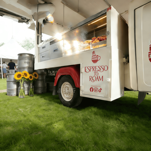 Moto Piaggio Ape Food Truck Café Mobile Café-restaurant Chariot à hot-dogs/glaces Remorque alimentaire avec cuisine complète - Product Image 3