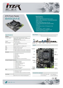 Carte mère B450 AM4 pour jeux, 2*DDR4 64G, carte mère pour PC de bureau, séries A12, A10, A8, Ryzen, Zen 3000-5000, carte mère de jeu B450 AM4 - Product Image 6