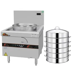 Commercial 15KW Steamed Cabinet Industrial Dimsum Dumpling Steam Bun Machine for Restaurant