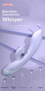 Vibratore a Doppia Vibrazione per <span class=keywords><strong>Donne</strong></span>, Orgasmo Istantaneo, Stimolatore Punto G, Ricaricabile USB, Impermeabile IPX7, Giocattolo per Adulti - Product Image 6