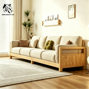 factory direct sale great price customized huge stock eco-friendly couche <b>sofa</b> new design living room furniture wood fabric <b>sofa</b> - Product Image 5