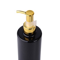 Botellas de Plástico PET Ámbar y Verde de 300ml, 400ml y 500ml con Pulverizador, para Champú, Gel de Ducha, Loción, Envases Cosméticos con Serigrafía