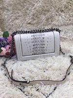 Sac à bandoulière en cuir de crocodile pour femme avec logo personnalisé, durable, portable, grande capacité, sac à main moderne à rabat