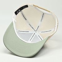 Gorras Trucker Richardson 112 de Alta Calidad con Parche de Cuero con Logotipo Personalizado, Gorra Trucker de Malla Informal, Modelo Promocional de Marca