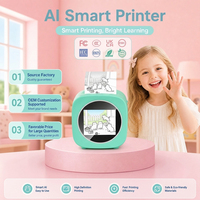 Mini Impresora Térmica AI X16, Impresión por Voz, 1300mAh, Sin Tinta, Libre de BPA, Impresora de Bolsillo, Regalos de Navidad, Regalos de Cumpleaños, Regalos para Fiestas