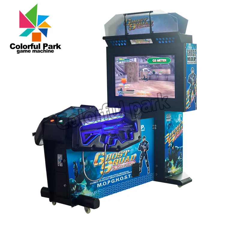 Комнатный электронный пистолет для парка развлечений, видеоаркады привидений, игровой автомат для стрельбы с монетами